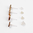 Серьги пусеты в коробке QF «Адель», 36 пар, цвет МИКС в золоте - Фото 3