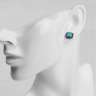 Серьги пусеты в коробке QF «Натурель», 36 пар, цвет МИКС в чернёном серебре - Фото 7