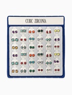 Серьги пусеты в коробке QF «Натурель», 36 пар, цвет МИКС в чернёном серебре - Фото 6