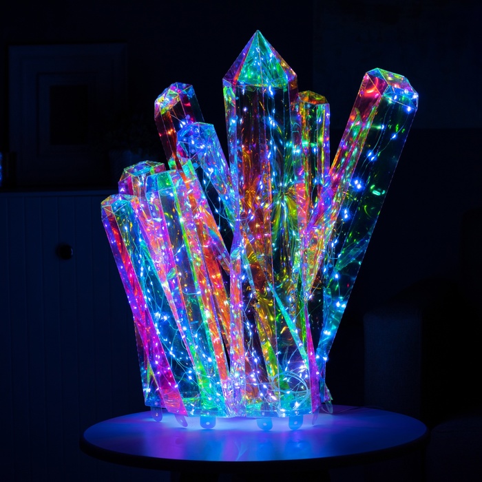 Фигура светодиодная SHINE "Кристаллы" 60х60x20 см, 220V, БЕЛЫЙ