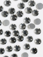 Стразы «Усечённый конус», стеклянные, d=1.4 мм, 100 шт., цвет серебряный - Фото 2