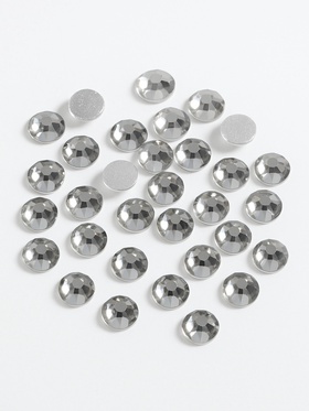 Стразы «Усечённый конус», стеклянные, d=1.8 мм, 100 шт., цвет серебряный (комплект 3 шт)