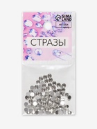 Стразы «Усечённый конус», стеклянные, d=3.2 мм, 100 шт., цвет серебряный - Фото 4