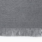 Плед Этель Mosaic 130*180см , цв.темно-серый,80%хлопок, 20% п/э - Фото 4