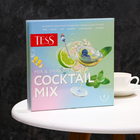 Чай Tess Coctail Mix подарочный набор 4 вкуса ассорти, 30 г - фото 321177446