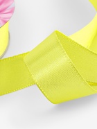 Лента атласная, 20 мм, 91±1 м, жёлтая №15 - Фото 4