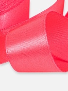 Лента атласная, 25 мм, 23±1 м, неоновая, розовая №14 - Фото 6