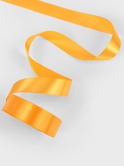 Лента атласная, 25 мм, 23±1 м, жёлто-оранжевая №17 - Фото 3