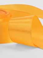 Лента атласная, 25 мм, 23±1 м, жёлто-оранжевая №17 - Фото 4