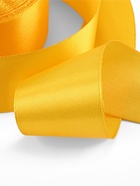 Лента атласная, 40 мм, 23±1 м, жёлтая №16 - Фото 4