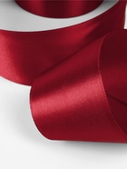 Лента атласная, 50 мм, 23±1 м, бордовая №48 - Фото 4