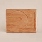 Маслёнка SL Home «Тренто», 22×17.5 см, на деревянной подставке, с ножом для масла, фарфор, белая - Фото 5