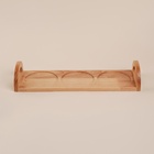 Банки для сыпучих SL Home «Тренто», 450/700/900 мл, набор 3 шт., на деревянной подставке, фарфор, белые - Фото 4