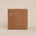 Набор для специй и соусов SL Home «Тренто», 5 предметов, соусник 300 мл, солонка/перечница 60 мл, на деревянной подставке, фарфор, белый - Фото 7