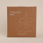 Этажерка - фруктовница круглая SL Home «Тренто», 2 яруса, фарфор, белая - Фото 6