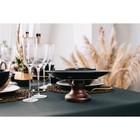 Блюдо фарфоровое для подачи Magistro «Галактика», 27×12.5 см, чёрный - Фото 8