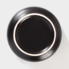 Набор соусников на деревянной подставке Magistro «Галактика», 4 предмета: 3 соусника 100 мл, подставка 33×9×5 см, фарфор, чёрный - Фото 6