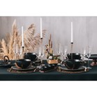 Миска на подставке из бамбука Magistro «Галактика», 1.2 л, 18×18×8.5 см, фарфор, чёрная - Фото 12