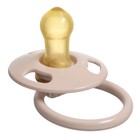 Соска - пустышка латексная классическая, от 0 мес., для детей с малым весом, цвет бежевый - Фото 3