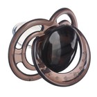 Соска - пустышка силиконовая ортодонтическая M&B, от 12 мес., с колпачком, черный - Фото 4