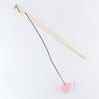 Дразнилка «Сердце» с игрушкой, розовая - фото 9299200