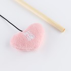 Дразнилка «Сердце» с игрушкой, розовая - фото 9299201