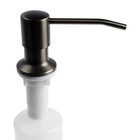 Дозатор для моющего средства ZEIN Z3615, на мойку, встраиваемый, графит - Фото 4