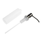 Дозатор для моющего средства ZEIN Z3615, на мойку, встраиваемый, графит - Фото 5