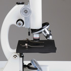 Микроскоп лабораторный кратность 40,100,1000, подсветка - фото 9421500