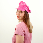Карнавальная шляпа «Фуражка» розовая, с пайетками, р. 56–58 - Фото 3