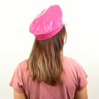 Карнавальная шляпа «Фуражка» розовая, с пайетками, р. 56–58 - Фото 4