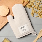 Варежка - прихватка «Этель» HOME, 26×16 см, 50% хлопок, 50% лен, бежевая - Фото 2