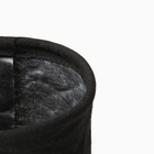 Текстил. корзинка Этель "HOME", цвет чёрный, 14х13 см, 50%хл, 50%п/э - Фото 3