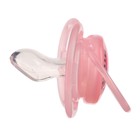 Соска - пустышка силиконовая ортодонтическая M&B «Котик», от 6 мес., с колпачком, розовый - Фото 6