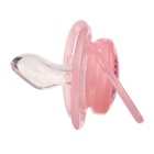 Соска - пустышка силиконовая ортодонтическая M&B «Котик», от 6 мес., с колпачком, розовый - Фото 7