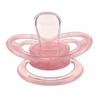 Соска - пустышка силиконовая ортодонтическая M&B «Котик», от 6 мес., с колпачком, розовый - Фото 8