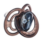 Соска - пустышка силиконовая ортодонтическая M&B «Пингвинчик», от 6 мес., с колпачком, черный - Фото 5