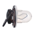 Соска - пустышка силиконовая ортодонтическая M&B «Пингвинчик», от 6 мес., с колпачком, черный - Фото 6