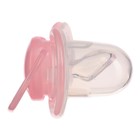 Соска- пустышка ортодонтическая M&B, с колпачком, от 12 мес., розовый - Фото 5