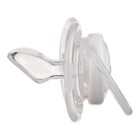 Соска - пустышка силиконовая ортодонтическая M&B, от 12 мес., с колпачком, белый - Фото 6