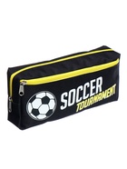 Пенал школьный на молнии Calligrata «Футбол», 2 отделения, черный - Фото 4