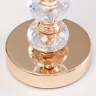 Настольная лампа сенсорная "Кадди" LED 3Вт 3000-6000К USB АКБ диммер золото 14х14х36 см - фото 809489127