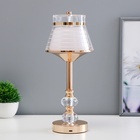 Светильник настольный RISALUX «Кадди» интерьерный, сенсорный, диммер, USB, LED, 3 Вт, 3000-6000К, АКБ, золото, 14×14×36 см - Фото 7