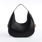 Сумка женская багет на молнии, 20.5×7×10.5 см, чёрная - Фото 9