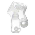Молокоотсос ручной механический M&B 2 в 1, с бутылочкой для кормления КЛ и соской, 150 мл, белый - Фото 11