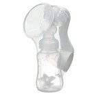 Молокоотсос ручной, 2в1 с бутылкой КЛ, 150мл, цвет белый - Фото 10