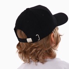 Кепка детская «Герб», чёрная, р-р 52-54, 5-7 лет 9944616