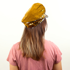 Карнавальная шляпа «Фуражка» с пайетками, р. 56–58 - Фото 3