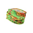 Бафф туристический «Хохлома» для защиты от ветра и пыли, зелёный - Фото 2