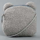 Мягкая сумка "Мишка". цвет серый - Фото 5